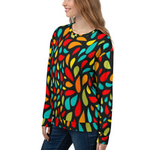 Load image into Gallery viewer, Women&#39;s Sweatshirt - Colorful Drops - Green Cross Clothing,  - Apparel, Clothing, T-shirts, Accessories, Wristbands, Green Cross Clothing - GreenCrossClothing.co, Green Cross Clothing - GreenCrossClothing.co