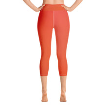 Load image into Gallery viewer, Yoga Capri Leggings - Fig - Green Cross Clothing,  - Apparel, Clothing, T-shirts, Accessories, Wristbands, Green Cross Clothing - GreenCrossClothing.co, Green Cross Clothing - GreenCrossClothing.co