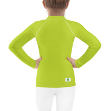 Load image into Gallery viewer, Kids Girls&#39; Sun &amp; Rash Guard - Kiwi - Green Cross Clothing,  - Apparel, Clothing, T-shirts, Accessories, Wristbands, Green Cross Clothing - GreenCrossClothing.co, Green Cross Clothing - GreenCrossClothing.co