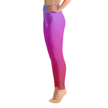 Load image into Gallery viewer, Yoga Leggings - Blue &amp; Red - Green Cross Clothing,  - Apparel, Clothing, T-shirts, Accessories, Wristbands, Green Cross Clothing - GreenCrossClothing.co, Green Cross Clothing - GreenCrossClothing.co