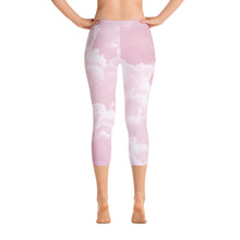 Load image into Gallery viewer, Capri Leggings - Pink Clouds - Green Cross Clothing,  - Apparel, Clothing, T-shirts, Accessories, Wristbands, Green Cross Clothing - GreenCrossClothing.co, Green Cross Clothing - GreenCrossClothing.co