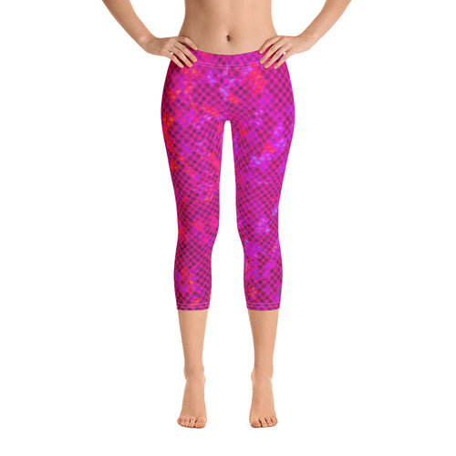 Capri Leggings - Pizazz - Green Cross Clothing,  - Apparel, Clothing, T-shirts, Accessories, Wristbands, Green Cross Clothing - GreenCrossClothing.co, Green Cross Clothing - GreenCrossClothing.co