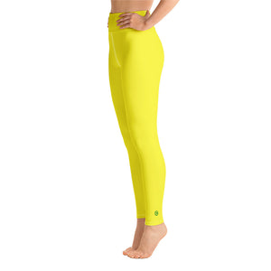 Yoga Leggings - Meyer Lemon - Green Cross Clothing,  - Apparel, Clothing, T-shirts, Accessories, Wristbands, Green Cross Clothing - GreenCrossClothing.co, Green Cross Clothing - GreenCrossClothing.co