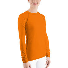 Load image into Gallery viewer, Women&#39;s Sun &amp; Rash Guard - Tangerine II - Green Cross Clothing,  - Apparel, Clothing, T-shirts, Accessories, Wristbands, Green Cross Clothing - GreenCrossClothing.co, Green Cross Clothing - GreenCrossClothing.co