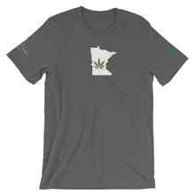 Load image into Gallery viewer, CBD T-Shirt - Minnesota - Green Cross Clothing, State T-shirt - Apparel, Clothing, T-shirts, Accessories, Wristbands, Green Cross Clothing - GreenCrossClothing.co, Green Cross Clothing - GreenCrossClothing.co