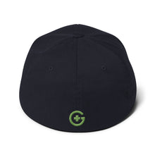 Load image into Gallery viewer, Embroidered Premium FlexFit Cap - Dank - Green Cross Clothing, Dank Hat - Apparel, Clothing, T-shirts, Accessories, Wristbands, Green Cross Clothing - GreenCrossClothing.co, Green Cross Clothing - GreenCrossClothing.co