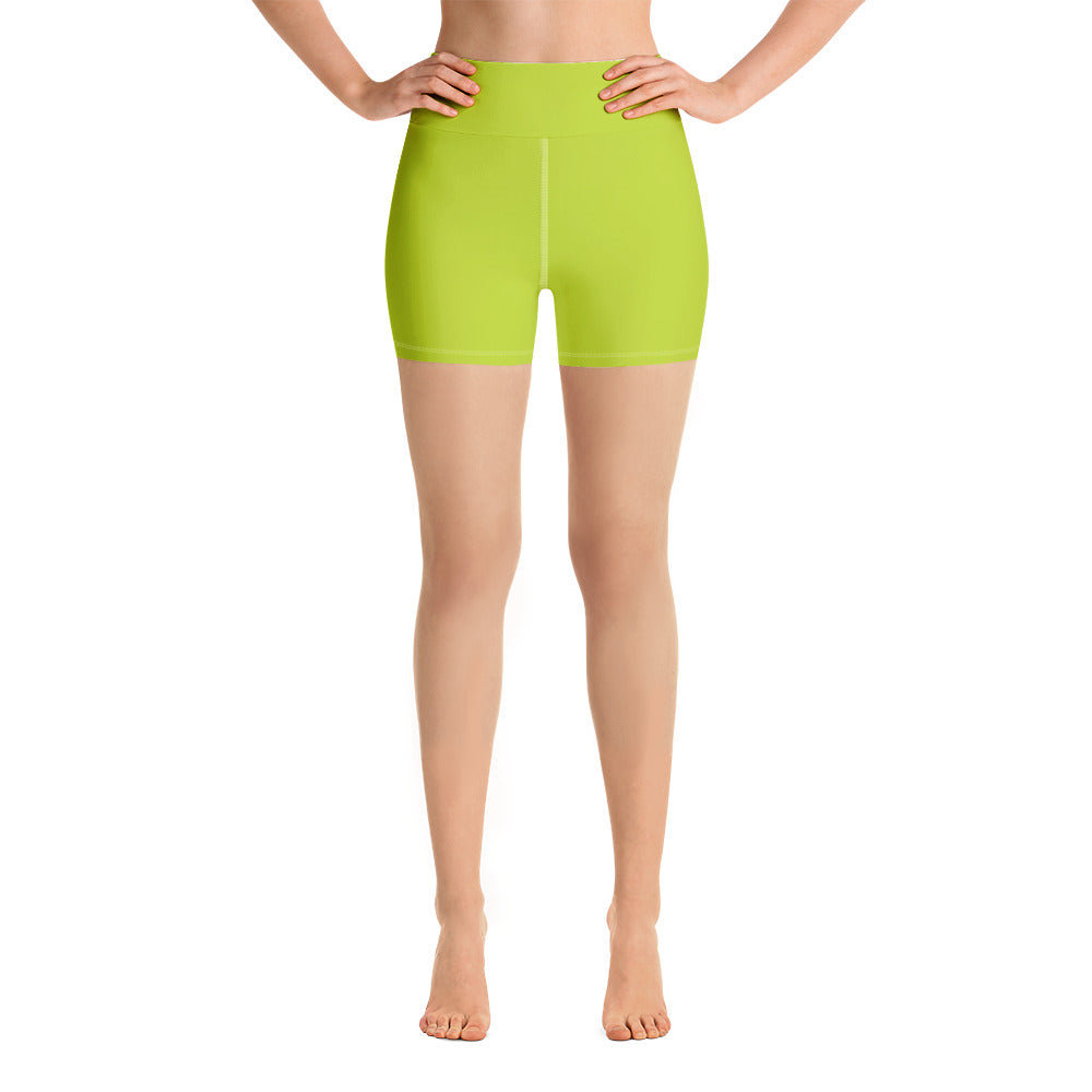 Yoga Shorts - Kiwi - Green Cross Clothing,  - Apparel, Clothing, T-shirts, Accessories, Wristbands, Green Cross Clothing - GreenCrossClothing.co, Green Cross Clothing - GreenCrossClothing.co