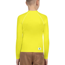 Load image into Gallery viewer, Youth Boys&#39; Sun &amp; Rash Guard - Meyer Lemon - Green Cross Clothing,  - Apparel, Clothing, T-shirts, Accessories, Wristbands, Green Cross Clothing - GreenCrossClothing.co, Green Cross Clothing - GreenCrossClothing.co