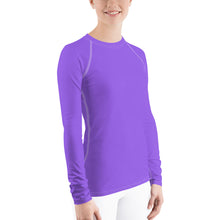 Load image into Gallery viewer, Women&#39;s Sun &amp; Rash Guard - Ultraviolet - Green Cross Clothing,  - Apparel, Clothing, T-shirts, Accessories, Wristbands, Green Cross Clothing - GreenCrossClothing.co, Green Cross Clothing - GreenCrossClothing.co