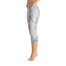 Load image into Gallery viewer, Capri Leggings - Grey Camo - Green Cross Clothing,  - Apparel, Clothing, T-shirts, Accessories, Wristbands, Green Cross Clothing - GreenCrossClothing.co, Green Cross Clothing - GreenCrossClothing.co