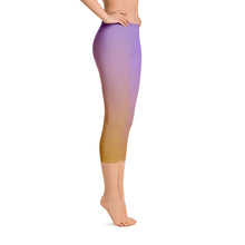 Load image into Gallery viewer, Capri Leggings - Sunset - Green Cross Clothing,  - Apparel, Clothing, T-shirts, Accessories, Wristbands, Green Cross Clothing - GreenCrossClothing.co, Green Cross Clothing - GreenCrossClothing.co