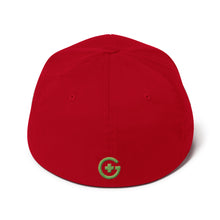 Load image into Gallery viewer, Embroidered Premium FlexFit Cap - Dank - Green Cross Clothing, Dank Hat - Apparel, Clothing, T-shirts, Accessories, Wristbands, Green Cross Clothing - GreenCrossClothing.co, Green Cross Clothing - GreenCrossClothing.co