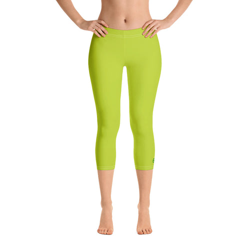 Capri Leggings - Kiwi - Green Cross Clothing,  - Apparel, Clothing, T-shirts, Accessories, Wristbands, Green Cross Clothing - GreenCrossClothing.co, Green Cross Clothing - GreenCrossClothing.co