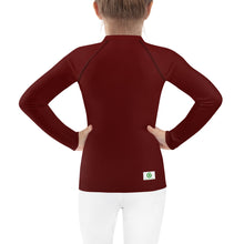 Load image into Gallery viewer, Kids Girls&#39; Sun &amp; Rash Guard - Pomegranate II - Green Cross Clothing,  - Apparel, Clothing, T-shirts, Accessories, Wristbands, Green Cross Clothing - GreenCrossClothing.co, Green Cross Clothing - GreenCrossClothing.co