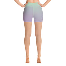 Load image into Gallery viewer, Yoga Shorts - Lilac &amp; Mint - Green Cross Clothing,  - Apparel, Clothing, T-shirts, Accessories, Wristbands, Green Cross Clothing - GreenCrossClothing.co, Green Cross Clothing - GreenCrossClothing.co