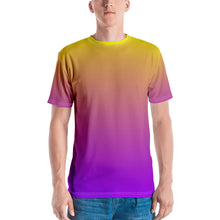 Load image into Gallery viewer, Men&#39;s T-shirt - Yellow &amp; Purple - Green Cross Clothing,  - Apparel, Clothing, T-shirts, Accessories, Wristbands, Green Cross Clothing - GreenCrossClothing.co, Green Cross Clothing - GreenCrossClothing.co