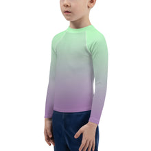 Load image into Gallery viewer, Kids Boys&#39; Sun &amp; Rash Guard - Lilac &amp; Mint - Green Cross Clothing,  - Apparel, Clothing, T-shirts, Accessories, Wristbands, Green Cross Clothing - GreenCrossClothing.co, Green Cross Clothing - GreenCrossClothing.co
