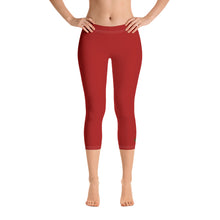 Load image into Gallery viewer, Capri Leggings - Pomegranate - Green Cross Clothing,  - Apparel, Clothing, T-shirts, Accessories, Wristbands, Green Cross Clothing - GreenCrossClothing.co, Green Cross Clothing - GreenCrossClothing.co