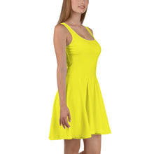 Load image into Gallery viewer, Skater Dress - Meyer Lemon - Green Cross Clothing,  - Apparel, Clothing, T-shirts, Accessories, Wristbands, Green Cross Clothing - GreenCrossClothing.co, Green Cross Clothing - GreenCrossClothing.co