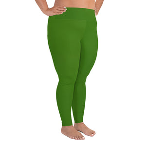 Plus Size Leggings - Key Lime II - Green Cross Clothing,  - Apparel, Clothing, T-shirts, Accessories, Wristbands, Green Cross Clothing - GreenCrossClothing.co, Green Cross Clothing - GreenCrossClothing.co