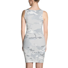 Load image into Gallery viewer, Fitted Dress - Grey Camo - Green Cross Clothing,  - Apparel, Clothing, T-shirts, Accessories, Wristbands, Green Cross Clothing - GreenCrossClothing.co, Green Cross Clothing - GreenCrossClothing.co