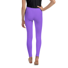 Load image into Gallery viewer, Youth Leggings - Ultraviolet - Green Cross Clothing,  - Apparel, Clothing, T-shirts, Accessories, Wristbands, Green Cross Clothing - GreenCrossClothing.co, Green Cross Clothing - GreenCrossClothing.co