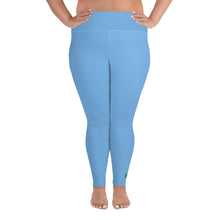Load image into Gallery viewer, Plus Size Leggings - Blueberry - Green Cross Clothing,  - Apparel, Clothing, T-shirts, Accessories, Wristbands, Green Cross Clothing - GreenCrossClothing.co, Green Cross Clothing - GreenCrossClothing.co