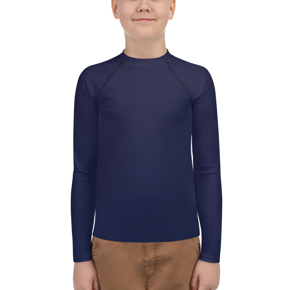 Youth Boys' Sun & Rash Guard - Blueberry II - Green Cross Clothing,  - Apparel, Clothing, T-shirts, Accessories, Wristbands, Green Cross Clothing - GreenCrossClothing.co, Green Cross Clothing - GreenCrossClothing.co