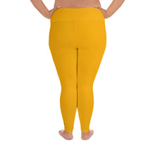 Load image into Gallery viewer, Plus Size Leggings - Tangerine - Green Cross Clothing,  - Apparel, Clothing, T-shirts, Accessories, Wristbands, Green Cross Clothing - GreenCrossClothing.co, Green Cross Clothing - GreenCrossClothing.co