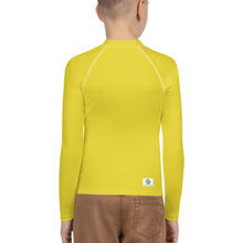 Load image into Gallery viewer, Youth Boys&#39; Sun &amp; Rash Guard - Meyer Lemon II - Green Cross Clothing,  - Apparel, Clothing, T-shirts, Accessories, Wristbands, Green Cross Clothing - GreenCrossClothing.co, Green Cross Clothing - GreenCrossClothing.co
