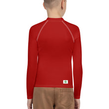 Load image into Gallery viewer, Youth Boys&#39; Sun &amp; Rash Guard - Pomegranate - Green Cross Clothing,  - Apparel, Clothing, T-shirts, Accessories, Wristbands, Green Cross Clothing - GreenCrossClothing.co, Green Cross Clothing - GreenCrossClothing.co