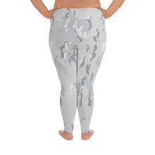 Load image into Gallery viewer, Plus Size Leggings - Grey Camo - Green Cross Clothing,  - Apparel, Clothing, T-shirts, Accessories, Wristbands, Green Cross Clothing - GreenCrossClothing.co, Green Cross Clothing - GreenCrossClothing.co