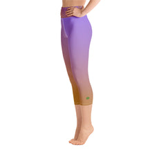 Load image into Gallery viewer, Yoga Capri Leggings - Sunset - Green Cross Clothing,  - Apparel, Clothing, T-shirts, Accessories, Wristbands, Green Cross Clothing - GreenCrossClothing.co, Green Cross Clothing - GreenCrossClothing.co