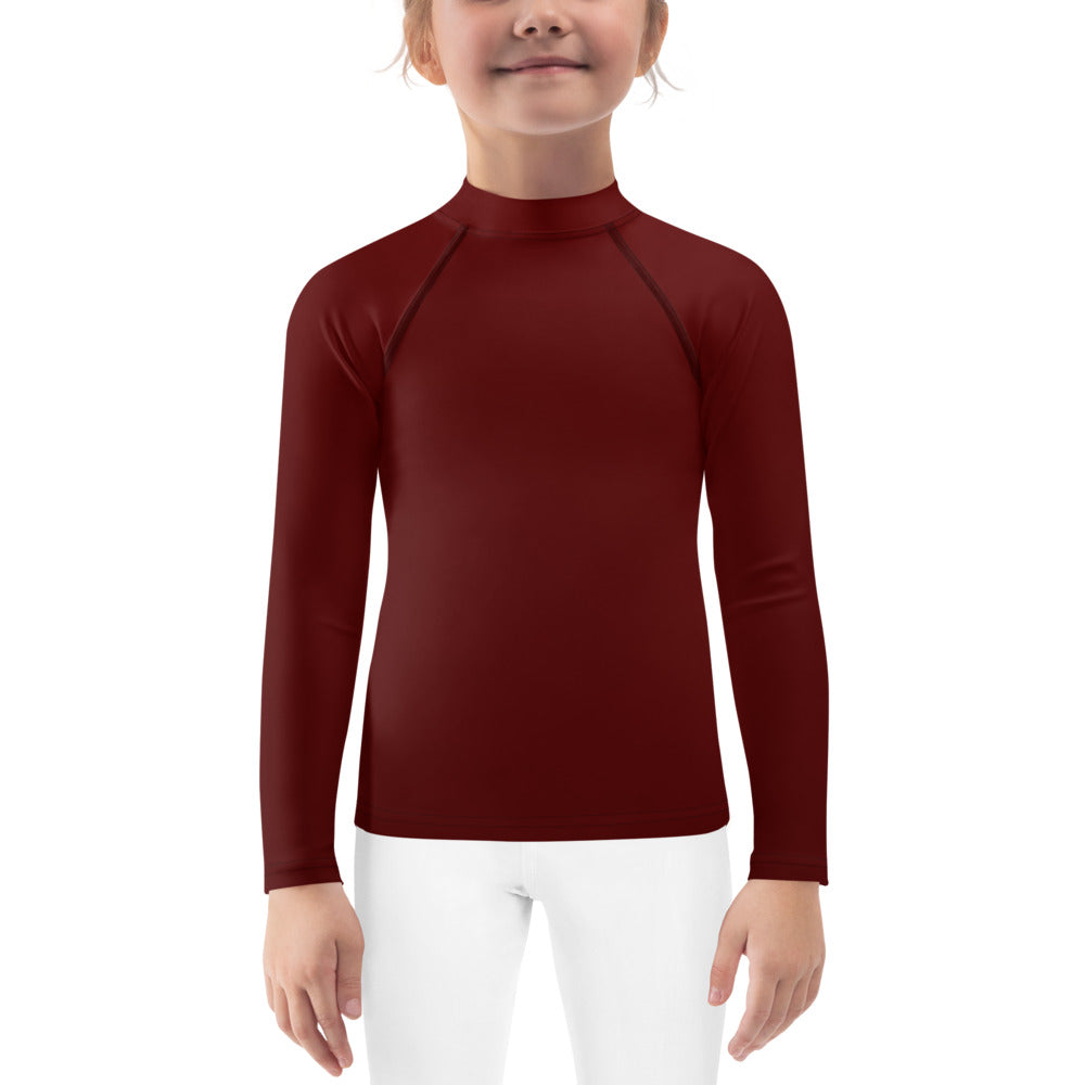 Kids Girls' Sun & Rash Guard - Pomegranate II - Green Cross Clothing,  - Apparel, Clothing, T-shirts, Accessories, Wristbands, Green Cross Clothing - GreenCrossClothing.co, Green Cross Clothing - GreenCrossClothing.co