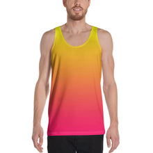 Load image into Gallery viewer, Men&#39;s Tank Top - Yellow &amp; Red Raspberry - Green Cross Clothing,  - Apparel, Clothing, T-shirts, Accessories, Wristbands, Green Cross Clothing - GreenCrossClothing.co, Green Cross Clothing - GreenCrossClothing.co