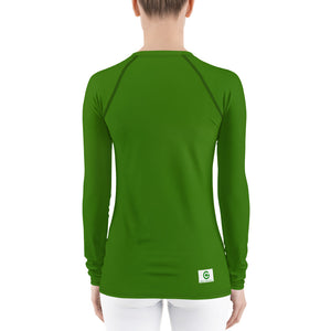 Women's Sun & Rash Guard - Key Lime II - Green Cross Clothing,  - Apparel, Clothing, T-shirts, Accessories, Wristbands, Green Cross Clothing - GreenCrossClothing.co, Green Cross Clothing - GreenCrossClothing.co