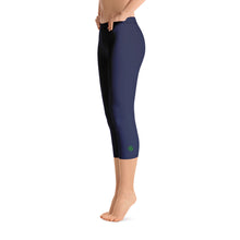 Load image into Gallery viewer, Capri Leggings - Blueberry II - Green Cross Clothing,  - Apparel, Clothing, T-shirts, Accessories, Wristbands, Green Cross Clothing - GreenCrossClothing.co, Green Cross Clothing - GreenCrossClothing.co