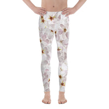 Load image into Gallery viewer, Men&#39;s Leggings - Cherry Blossoms - Green Cross Clothing,  - Apparel, Clothing, T-shirts, Accessories, Wristbands, Green Cross Clothing - GreenCrossClothing.co, Green Cross Clothing - GreenCrossClothing.co