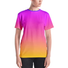 Load image into Gallery viewer, Women&#39;s T-shirt - Magenta &amp; Yellow - Green Cross Clothing,  - Apparel, Clothing, T-shirts, Accessories, Wristbands, Green Cross Clothing - GreenCrossClothing.co, Green Cross Clothing - GreenCrossClothing.co