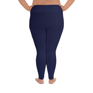Plus Size Leggings - Blueberry II - Green Cross Clothing,  - Apparel, Clothing, T-shirts, Accessories, Wristbands, Green Cross Clothing - GreenCrossClothing.co, Green Cross Clothing - GreenCrossClothing.co