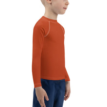 Load image into Gallery viewer, Kids Boys&#39; Sun &amp; Rash Guard - Blood Orange - Green Cross Clothing,  - Apparel, Clothing, T-shirts, Accessories, Wristbands, Green Cross Clothing - GreenCrossClothing.co, Green Cross Clothing - GreenCrossClothing.co