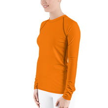 Load image into Gallery viewer, Women&#39;s Sun &amp; Rash Guard - Tangerine II - Green Cross Clothing,  - Apparel, Clothing, T-shirts, Accessories, Wristbands, Green Cross Clothing - GreenCrossClothing.co, Green Cross Clothing - GreenCrossClothing.co