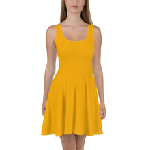 Load image into Gallery viewer, Skater Dress - Tangerine - Green Cross Clothing,  - Apparel, Clothing, T-shirts, Accessories, Wristbands, Green Cross Clothing - GreenCrossClothing.co, Green Cross Clothing - GreenCrossClothing.co