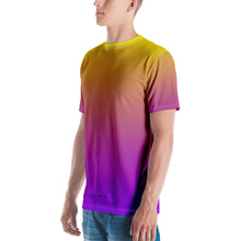 Load image into Gallery viewer, Men&#39;s T-shirt - Yellow &amp; Purple - Green Cross Clothing,  - Apparel, Clothing, T-shirts, Accessories, Wristbands, Green Cross Clothing - GreenCrossClothing.co, Green Cross Clothing - GreenCrossClothing.co