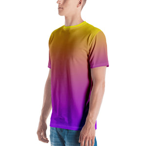 Men's T-shirt - Yellow & Purple - Green Cross Clothing,  - Apparel, Clothing, T-shirts, Accessories, Wristbands, Green Cross Clothing - GreenCrossClothing.co, Green Cross Clothing - GreenCrossClothing.co