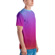 Load image into Gallery viewer, Men&#39;s T-shirt - Blue &amp; Red - Green Cross Clothing,  - Apparel, Clothing, T-shirts, Accessories, Wristbands, Green Cross Clothing - GreenCrossClothing.co, Green Cross Clothing - GreenCrossClothing.co