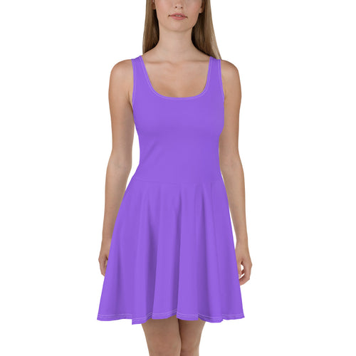 Skater Dress - Ultraviolet - Green Cross Clothing,  - Apparel, Clothing, T-shirts, Accessories, Wristbands, Green Cross Clothing - GreenCrossClothing.co, Green Cross Clothing - GreenCrossClothing.co