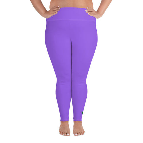 Plus Size Leggings - Ultraviolet - Green Cross Clothing,  - Apparel, Clothing, T-shirts, Accessories, Wristbands, Green Cross Clothing - GreenCrossClothing.co, Green Cross Clothing - GreenCrossClothing.co