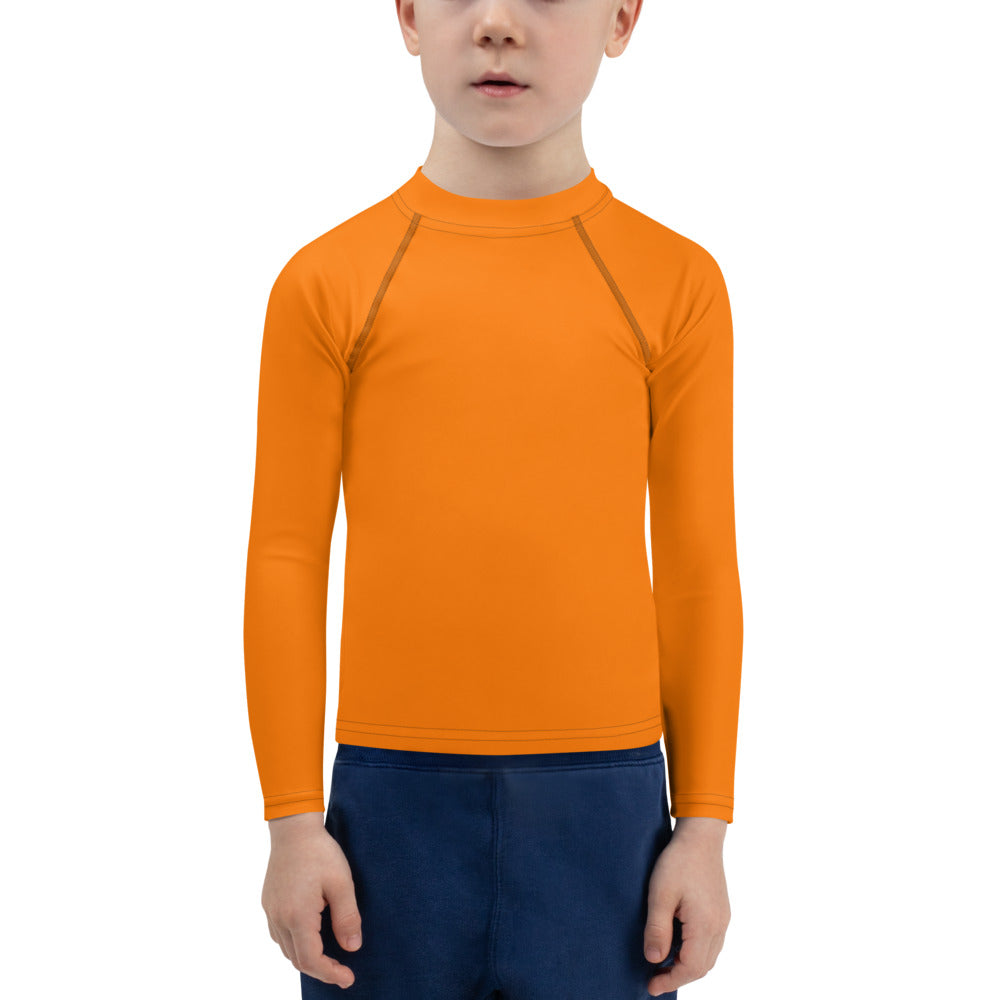 Kids Boys' Sun & Rash Guard - Tangerine II - Green Cross Clothing,  - Apparel, Clothing, T-shirts, Accessories, Wristbands, Green Cross Clothing - GreenCrossClothing.co, Green Cross Clothing - GreenCrossClothing.co