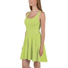 Load image into Gallery viewer, Skater Dress - Key Lime - Green Cross Clothing,  - Apparel, Clothing, T-shirts, Accessories, Wristbands, Green Cross Clothing - GreenCrossClothing.co, Green Cross Clothing - GreenCrossClothing.co